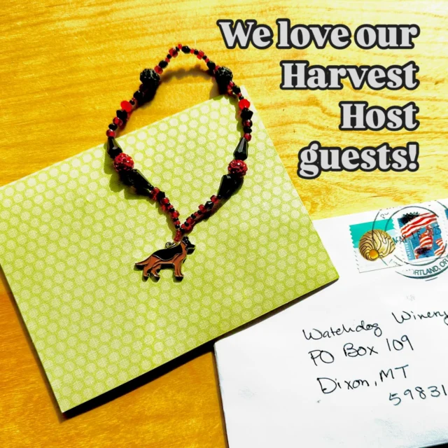 We have met some amazing people through Harvest Hosts. It is so fun! If you love to travel in your RV and have more of a unique experience, check out Harvest Hosts!
.
.
Want to purchase wine from us? Check out online ordering on our website
www.watchdogwinery.com. We can ship or you can pick it up directly from the winery.

Want to stay with us? Check us out on Harvest Hosts: www.harvesthosts.com.

Tasting by appointment, call or email to schedule.

Questions? Contact us at winerydog@watchdogwinery.com or call us at 406-404-6828.
.  #watchdogwinery #watchdogwinerymt #montanavineyards